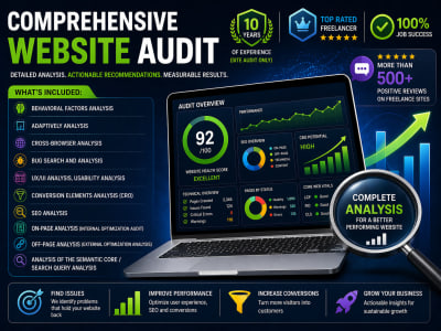Comprehensive Website Audit: SEO, UX/UI, CRO & Technical Analysis