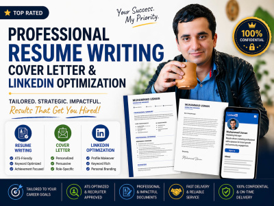 Job-Winning ATS Resume Writing, CV writing, Cover Letter & LinkedIn Profile