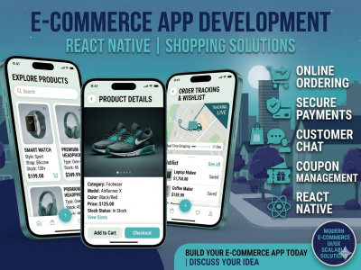E-Commerce Mobile App Development | React Native Shopping App Solution