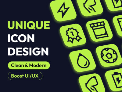 Custom UI Icon Design for Apps & Websites | Scalable SVG Icon System