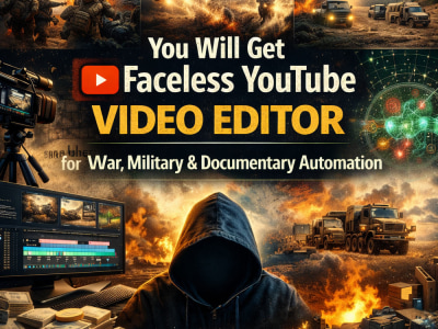 Faceless youtube video and YouTube Automation Specialist for high retention