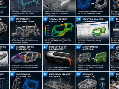 Dimensional Engineering | CATIA V5 | GD&T | BIW | Fixtures