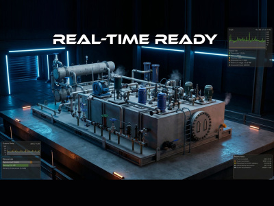 Industrial VR Training Simulator | Lube Oil System | Unity & Unreal Engine