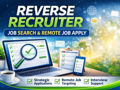Reverse Recruiter, Job Search and Apply, Job Application, Remote Job