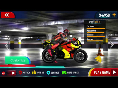 Unity3d game developer bike racing game with realistic physics