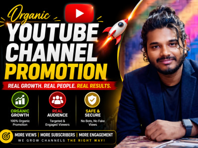 YouTube Channel Promotion | Real Subscribers, Views & Engagement