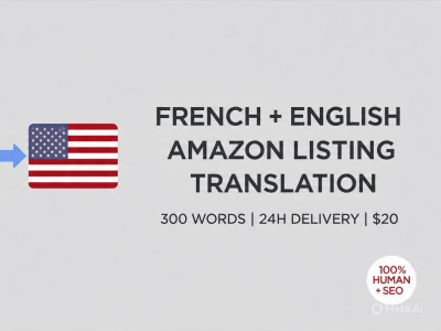 French to English Translation - Amazon US Product Listings & SEO