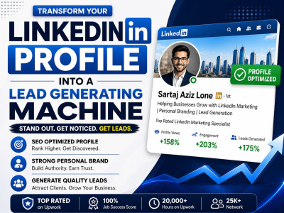 A LinkedIn profile optimized for leads and visibility
