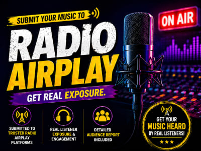 Your music submit to radio airplay platforms and djs for real exposure