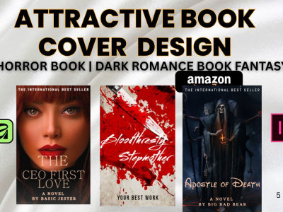 Fantasy, horror & dark romance Kindle book cover