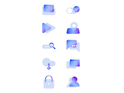 Custom Icon Design for Websites, Apps, and Branding
