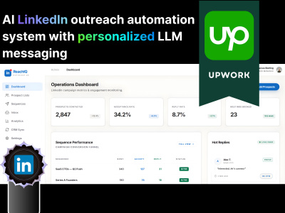 AI LinkedIn outreach automation system with personalized LLM messaging ...