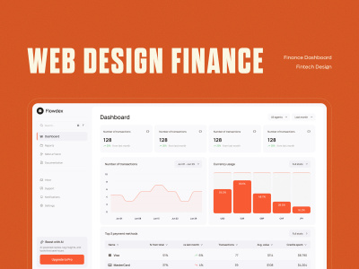 Web Design Finance | Fintech Website UI/UX | Fintech Web Design | Figma