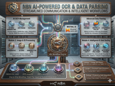 N8n Automation: OCR Data Extraction from Images & PDFs with Mistral OCR API