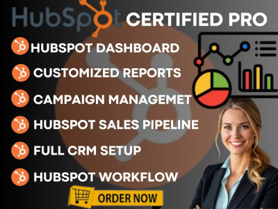 HubSpot Pipeline Analytics & RevOps, Custom Reports, Dashboards & Workflows