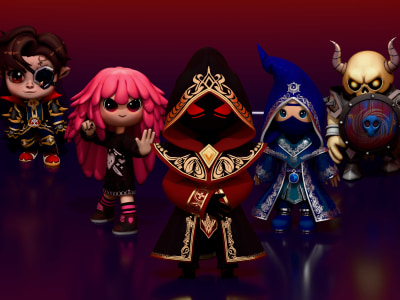 Amazing 3d models, characters for games in blender