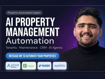 Ai property management automation workflows, ai agent, crm website chatbot