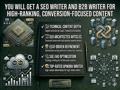 SEO writer and B2B writer for high-ranking, conversion-focused content
