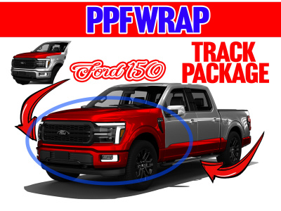Custom Vehicle Wrap & PPF Visualization, 3D Automotive Wrap & Panel Mockups