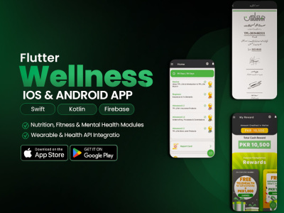 A Wellness App | Lifestyle and Wellness Mobile App | iOS and Android App