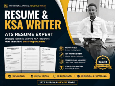 Resume & KSA Writer | ATS Resume Expert