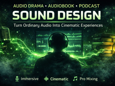 Sound design for your audio drama, audio book or podcast