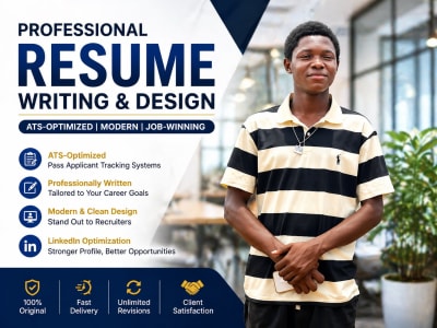 ATS-Optimized Resume Writing, CV Design & LinkedIn Profile Optimization