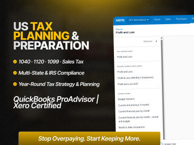 US Tax Planning, Preparation & Multi-Jurisdiction Tax Compliance
