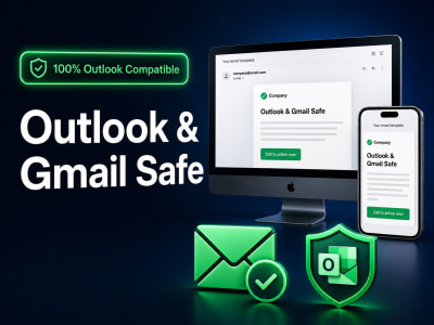 A responsive HTML email template (Outlook & Gmail safe)