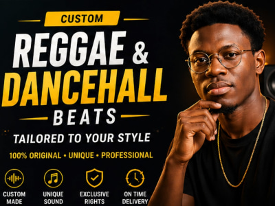 A custom reggae or dancehall beat tailored to your style