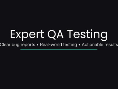Expert QA that catches bugs early