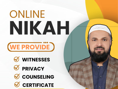 Certified Online Nikah Officiant – Islamic Nikah via Video Call Worldwide