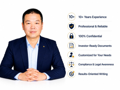 Startup Business Plan / Funding / Loans / Partnerships / Writing Service