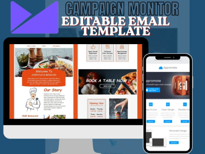 Editable campaign monitor email marketing responsible email newsletter