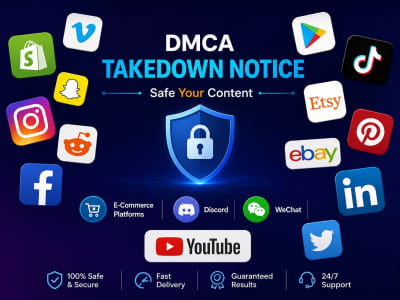 Takedown infringing Content Post illegally Stolen Social Media under DMCA