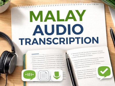 Malay Transcription, Proofreading, Audio Recording and Quality Checking