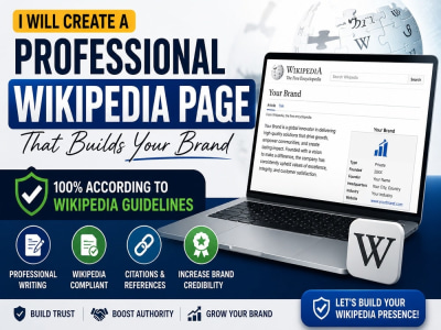A Professional Wikipedia Page That Builds Your Brand