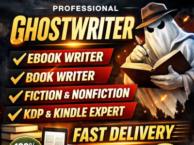 Expert Book Ghostwriter for Fiction, Memoir, Biography & Business