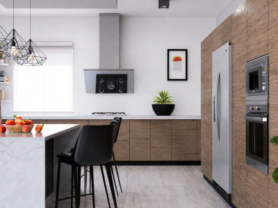 A stunning and fantastic 3d renderings for your Kitchen and bath