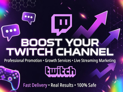 Twitch channel promotion and twitch marketing