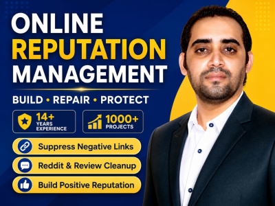 Online reputation management for Google & Reddit. Negative Link Suppresion