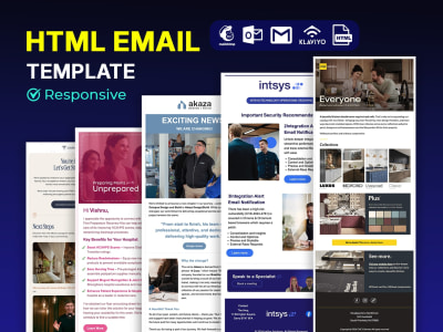 Professional mailchimp email template newsletter