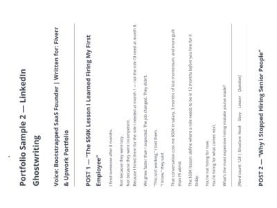 LinkedIn posts ghostwritten in your authentic voice