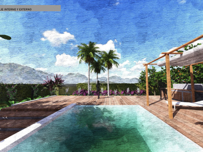 Digital Watercolor & Sketch Graphics for High-End Architectural Projects