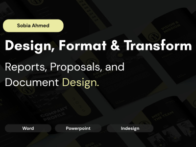 Professional MS Word Templates & Layout Design | TOC, Cover Page, Styles