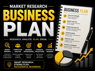 Market Research & Business Plan (Multiple Business Scope and Solution)