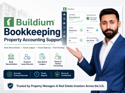 Buildium Bookkeeping & Property Accounting Support