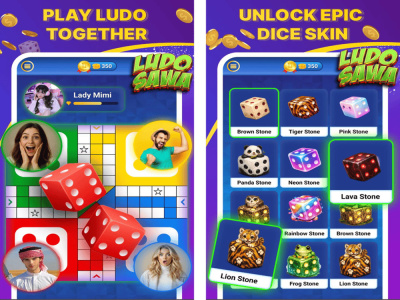Multiplayer Ludo game with online/offline play, chat, and different modes.