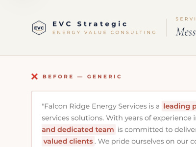 Company Messaging & Positioning Rewrite