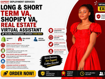 ADHD support, long short term VA, Shopify VA, real estate virtual assistant